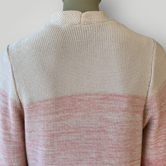 Torrid Long Open Cardigan Duster Sweater Long Sleeves Slouchy Size L Pink Ombre - Picture 10 of 15